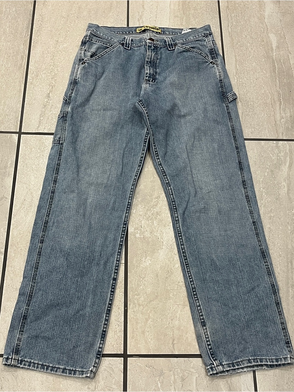 Vintage Lee Dungarees Carpenter Jeans Mens 32x32 Baggy Skater Y2K